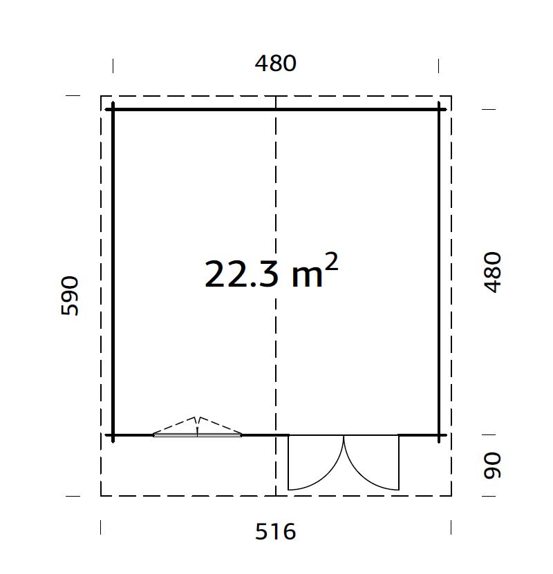 6.1_Palmako_cabin_Britta_22.3_m2_measures