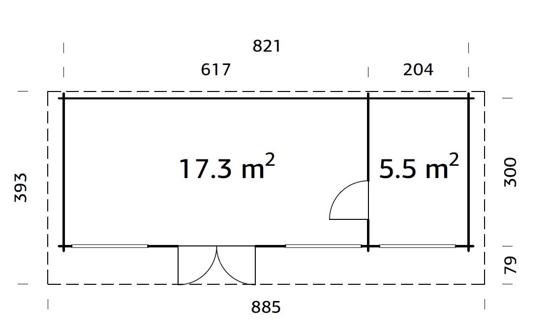 6.1_Palmako_cabin_Heidi_22.8_m2_measures