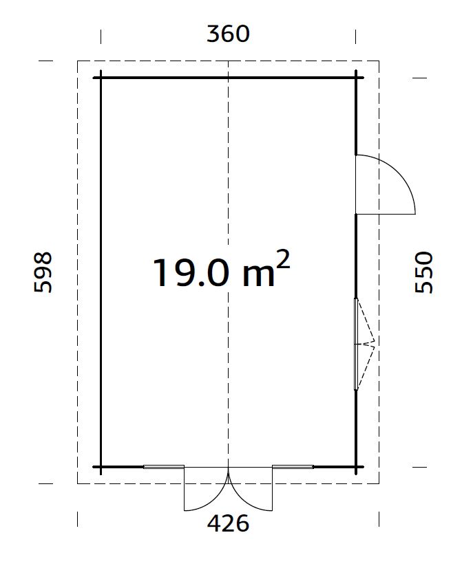 6.1_Palmako_cabin_Irene_19.0_m2_measures