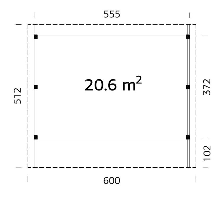 6.1_Palmako_carport_Karl_20.6_m2_measures