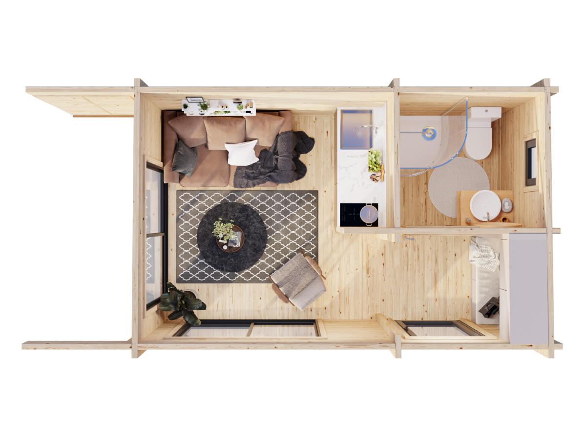 3_Palmako_multiroom_cottage_Cecilia_14.2_m2_3D_cut